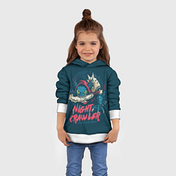 Толстовка-худи детская Night Crawler Dota 2, цвет: 3D-белый — фото 2