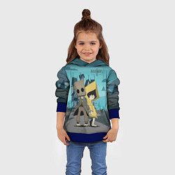 Толстовка-худи детская Little Nightmares 2, цвет: 3D-синий — фото 2