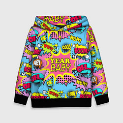 Детская толстовка Year baby Pop art print