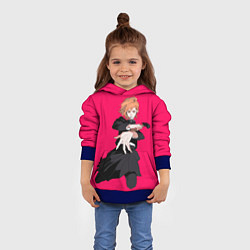 Толстовка-худи детская Нобара Магическая Битва, цвет: 3D-синий — фото 2