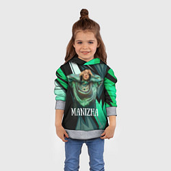 Толстовка-худи детская Манижа Manizha, цвет: 3D-меланж — фото 2