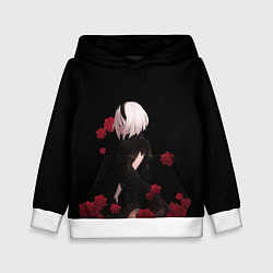 Толстовка-худи детская ANIME TEEN, цвет: 3D-белый