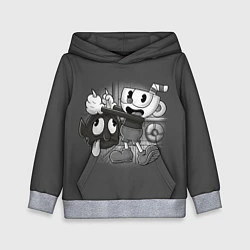 Толстовка-худи детская CUPHEAD, цвет: 3D-меланж