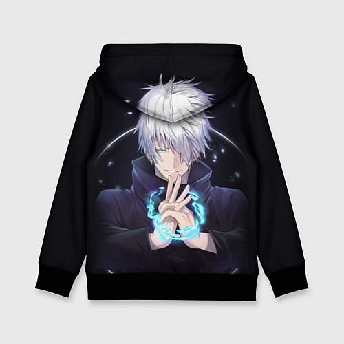 Детская толстовка ГОДЖО САТОРУ GOJO SATORU / 3D-Черный – фото 2