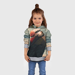 Толстовка-худи детская Hug Jujutsu kai, цвет: 3D-меланж — фото 2