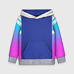 Толстовка-худи детская NEON GRADIENT FITNESS UNIFORM, цвет: 3D-меланж