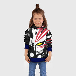 Толстовка-худи детская БЛИЧ МАСКА ИЧИГО ПУСТОГО, цвет: 3D-синий — фото 2