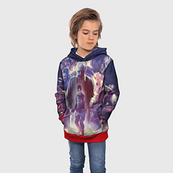 Толстовка-худи детская Resident Evil 25-летие, цвет: 3D-красный — фото 2