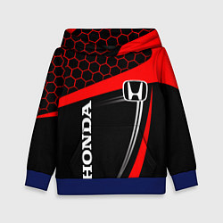Толстовка-худи детская HONDA ХОНДА SPORT, цвет: 3D-синий
