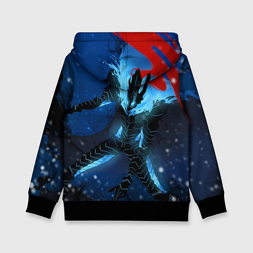 Детская толстовка Поднятие уровня Аниме / 3D-Черный – фото 2