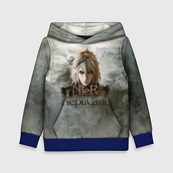 Толстовка-худи детская Nier Replicant, цвет: 3D-синий