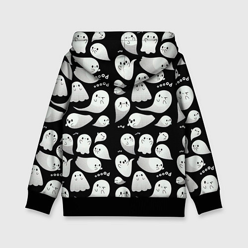 Детская толстовка Boo Привидения / 3D-Черный – фото 2