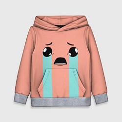 Толстовка-худи детская Crying Isaac, цвет: 3D-меланж
