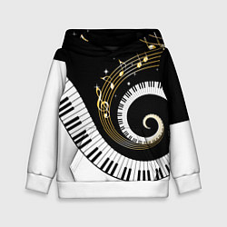 Детская толстовка МУЗЫКАЛЬНЫЙ УЗОР