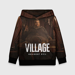 Толстовка-худи детская RESIDENT EVIL VILLAGE, цвет: 3D-черный