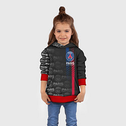 Толстовка-худи детская ФК ПСЖ PARIS SAINT GERMAIN, цвет: 3D-красный — фото 2