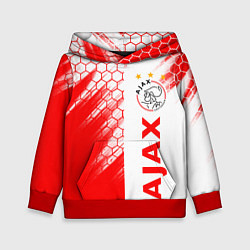 Толстовка-худи детская FC AJAX AMSTERDAM ФК АЯКС, цвет: 3D-красный