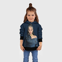 Толстовка-худи детская Jennie jeans, цвет: 3D-черный — фото 2