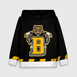 Толстовка-худи детская BOSTON BRUINS, цвет: 3D-белый