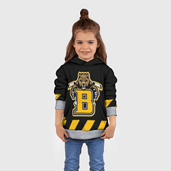 Толстовка-худи детская BOSTON BRUINS, цвет: 3D-меланж — фото 2