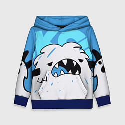 Толстовка-худи детская SK8 the Infinity Скейт Ланги, цвет: 3D-синий