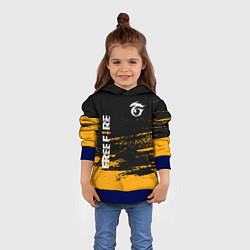 Толстовка-худи детская Free Fire ? Фри Фаер, цвет: 3D-синий — фото 2