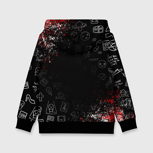 Детская толстовка The Binding of Isaac ИСААК / 3D-Черный – фото 2