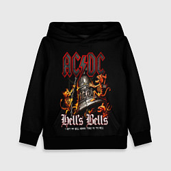 Толстовка-худи детская ACDC Hells Bells, цвет: 3D-черный