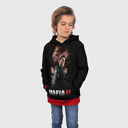 Толстовка-худи детская Мафиозное братство, цвет: 3D-красный — фото 2