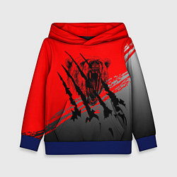 Толстовка-худи детская Славянские символы, цвет: 3D-синий