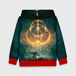 Толстовка-худи детская Elden Ring key art, цвет: 3D-красный