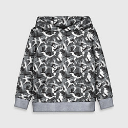 Толстовка-худи детская Гимнастика, цвет: 3D-меланж