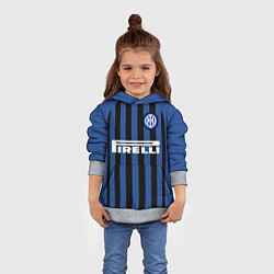 Толстовка-худи детская INTER MILAN, цвет: 3D-меланж — фото 2