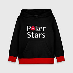 Толстовка-худи детская Poker Stars, цвет: 3D-красный