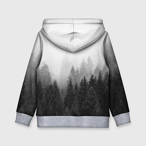 Детская толстовка ДУХ ЛЕСА ПОМНИ СВОИ КОРНИ / 3D-Меланж – фото 2