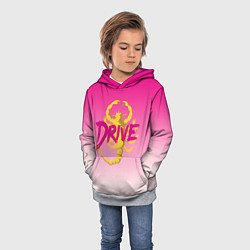 Толстовка-худи детская Драйв, цвет: 3D-меланж — фото 2