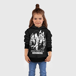 Толстовка-худи детская Осаму Дазай Бродячие псы, цвет: 3D-черный — фото 2