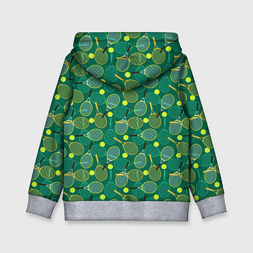 Детская толстовка Большой Теннис / 3D-Меланж – фото 2