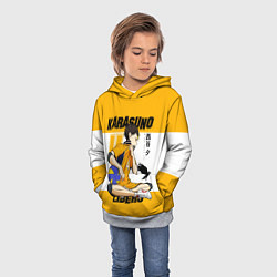 Толстовка-худи детская Юу Нишиноя из Карасуно Haikyu!!, цвет: 3D-меланж — фото 2