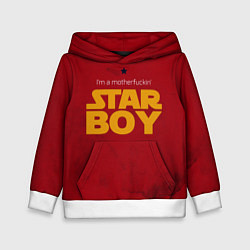 Толстовка-худи детская The Weeknd - Star Boy цвета 3D-белый — фото 1
