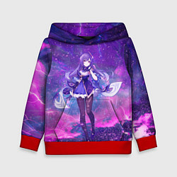 Толстовка-худи детская Genshin Impact Кэ Цин, цвет: 3D-красный