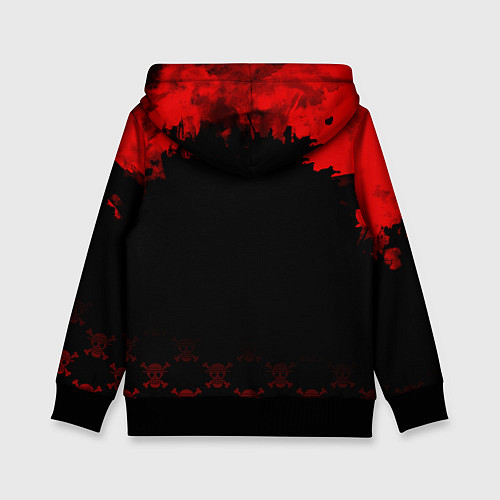 Детская толстовка Луффи One Piece Большой куш / 3D-Черный – фото 2