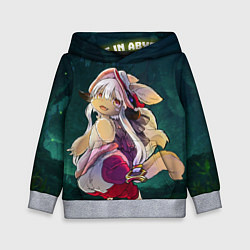 Толстовка-худи детская Nanachi, цвет: 3D-меланж