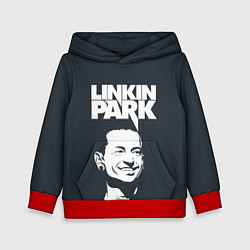 Толстовка-худи детская ЧЕСТЕР ЛИНКИН ПАРК ЛОГО СПИНА Z, цвет: 3D-красный