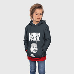 Толстовка-худи детская ЧЕСТЕР ЛИНКИН ПАРК ЛОГО СПИНА Z, цвет: 3D-красный — фото 2