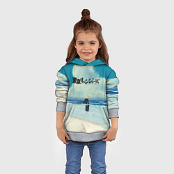 Толстовка-худи детская МАЙКИ В ОДИНОЧЕСТВЕ, цвет: 3D-меланж — фото 2