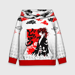 Толстовка-худи детская ДОРОРО DORORO ХЯККИМАРУ, цвет: 3D-красный