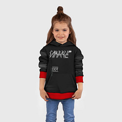 Толстовка-худи детская ИНАЧЕ DDT, цвет: 3D-красный — фото 2