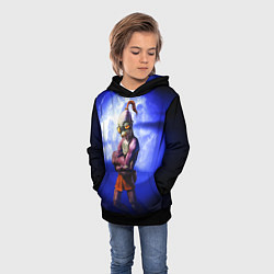 Толстовка-худи детская Abe, цвет: 3D-черный — фото 2