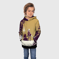 Толстовка-худи детская Yorha 2B Nier Automata Z, цвет: 3D-черный — фото 2